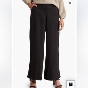 Max Studio Easy Wide Leg palazzo black trouser